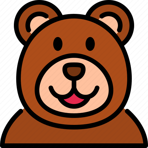 Bear, zoo, animal, wildlife, avatar icon - Download on Iconfinder