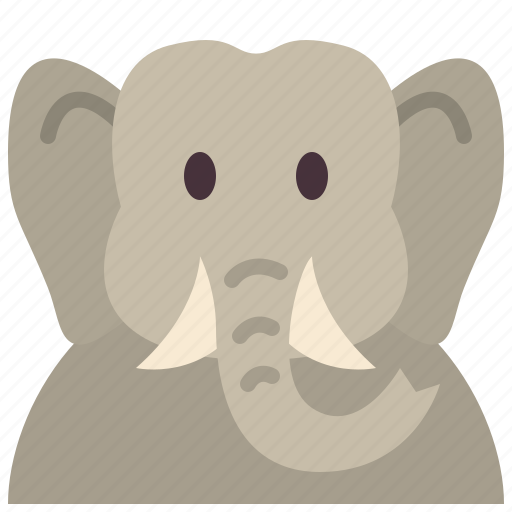 Elephant, zoo, animal, wildlife, avatar icon - Download on Iconfinder