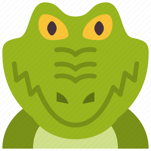 Alligator, zoo, animal, wildlife, avatar icon - Download on Iconfinder