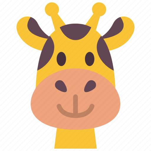 Giraffe, zoo, animal, wildlife, avatar icon - Download on Iconfinder