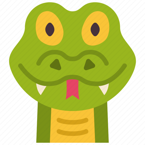 Snake, zoo, animal, wildlife, avatar icon - Download on Iconfinder