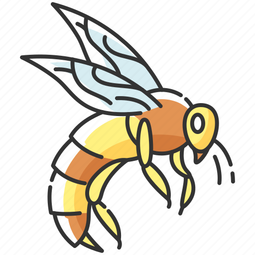 Bee, bee icon, honeybee, wasp icon - Download on Iconfinder