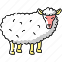 domestic animal, livestock, sheep, sheep icon