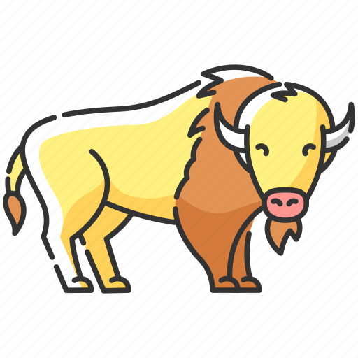 Bison, bison icon, buffalo, bull icon - Download on Iconfinder