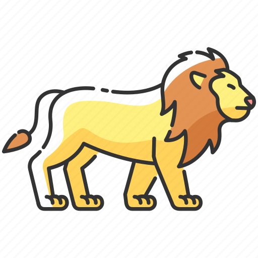 Feline, lion, lion icon, predator icon - Download on Iconfinder