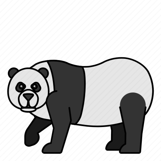 Animal, mammals, panda, wild, zoo icon - Download on Iconfinder