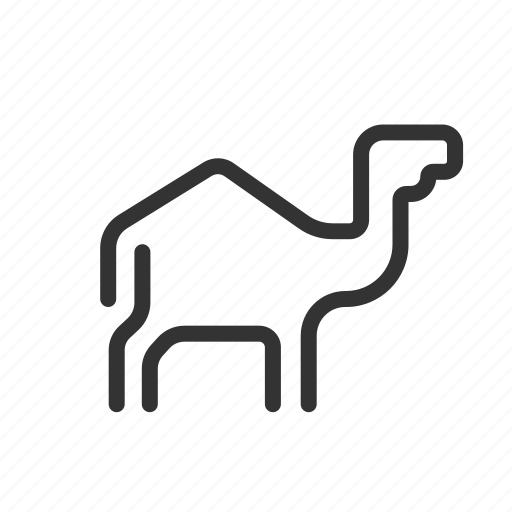 Animals, camel, desert, mammal, wildlife, zoo icon - Download on Iconfinder