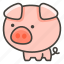 1f416, pig 
