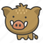 1f417, boar 