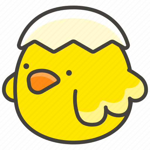 1f423, b, chick, hatching icon - Download on Iconfinder