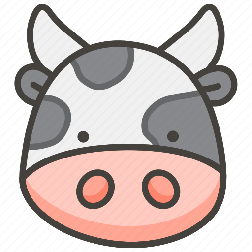 Cow, face icon - Download on Iconfinder on Iconfinder