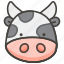 cow, face 