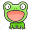 1f438, frog 