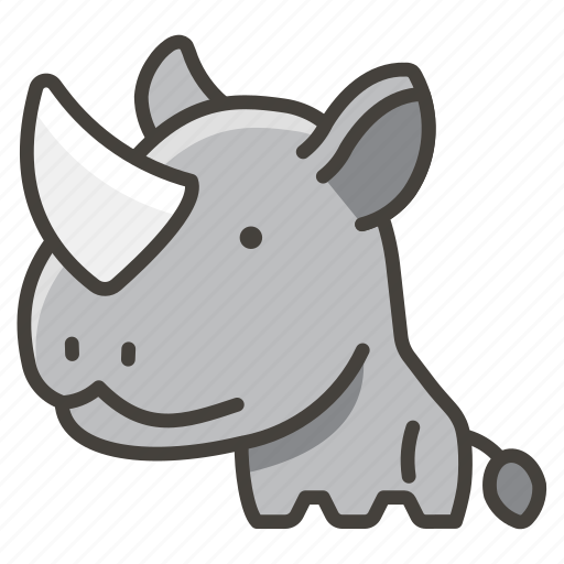 Rhinoceros icon - Download on Iconfinder on Iconfinder