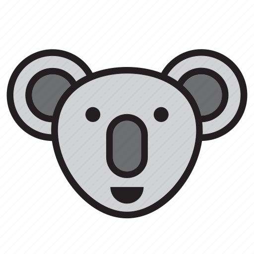 Animal, australia, face, koala icon - Download on Iconfinder