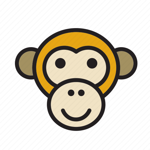 Africa, animal, ape, chimpanzee, face, monkey, zoo icon - Download on Iconfinder