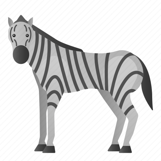 Animal, horse, mammals, wild, zebra icon - Download on Iconfinder