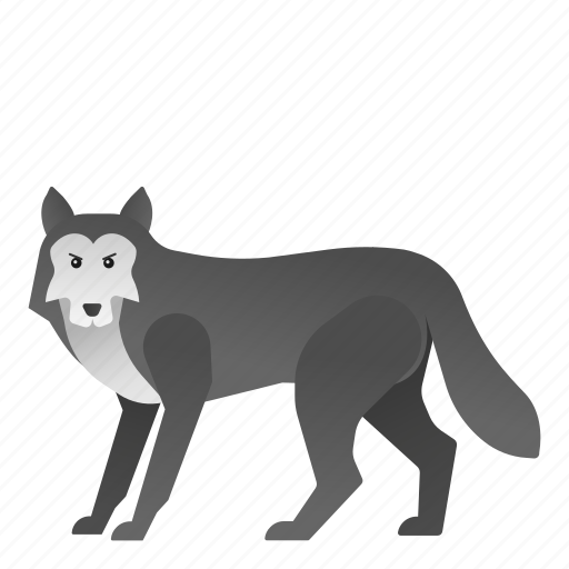 Animal, mammals, wild, wolf, zoo icon - Download on Iconfinder
