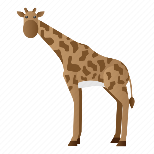 Animal, giraffe, mammals, wild, zoo icon - Download on Iconfinder