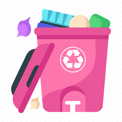 Dustbin, trash can, trash bin, garbage can, waste bin icon - Download on Iconfinder