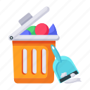 dustbin, trash can, trash bin, garbage can, waste bin