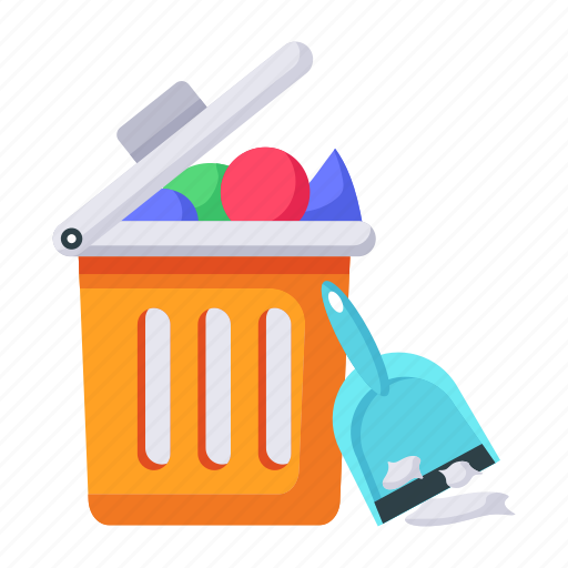 Dustbin, trash can, trash bin, garbage can, waste bin icon - Download on Iconfinder