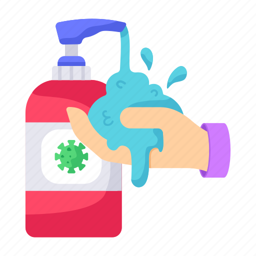 Liquid soap, soap bottle, antiseptic soap, antibacterial soap, soap dispenser icon - Download on Iconfinder