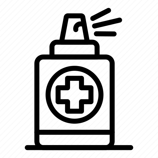 Antiseptic, spray, thin, vector, yul971 icon - Download on Iconfinder