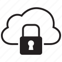 cloud, data, security, lock, protection, storage