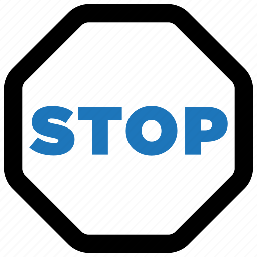 Stop, sign, road icon - Download on Iconfinder on Iconfinder