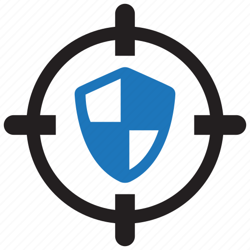 Protection, target, safety, shield icon - Download on Iconfinder
