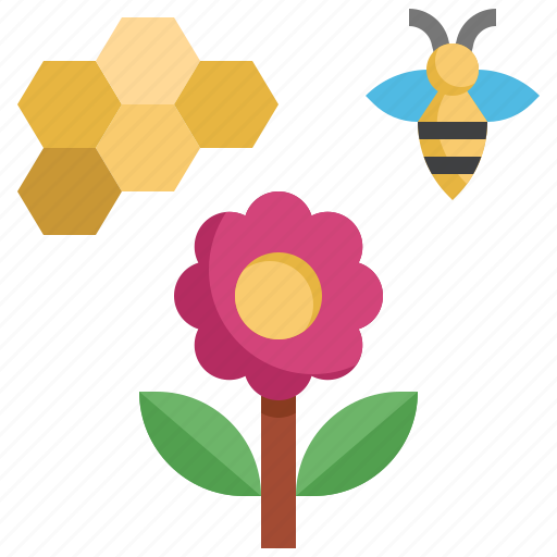 Apiary, flower, bee, farming, gardening, botanic icon - Download on Iconfinder