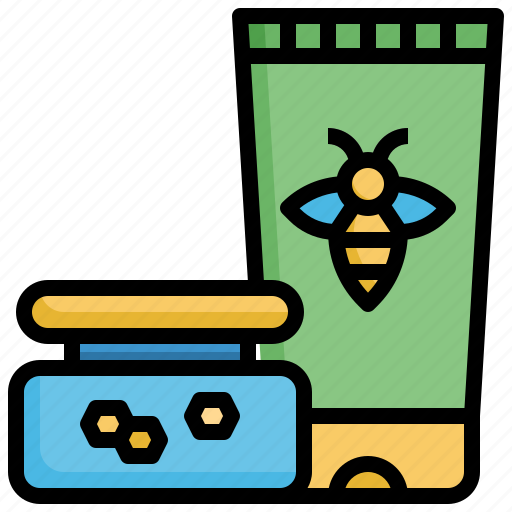 Apiary, cosmetics, cream, skin, care, lotion, honey icon - Download on Iconfinder