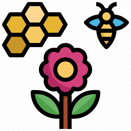 Apiary, flower, bee, farming, gardening, botanic icon - Download on Iconfinder