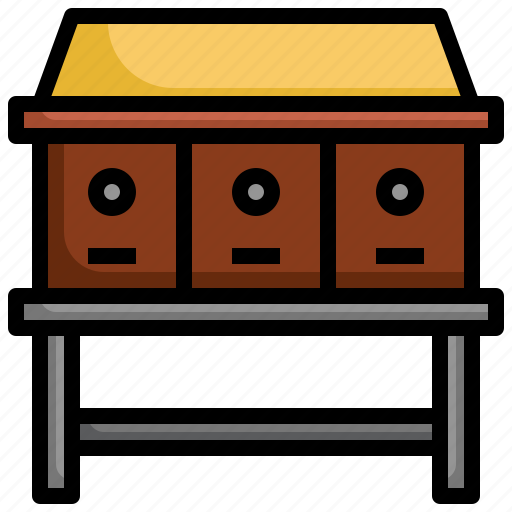 Apiary, long, box, farm, bees, farming, gardening icon - Download on Iconfinder
