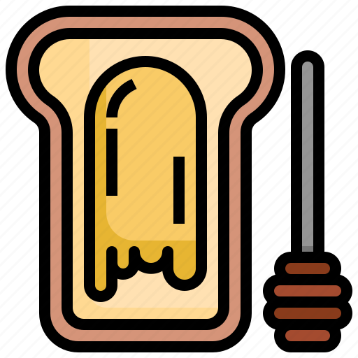 Apiary, toast, restaurant, soft, drink, bread, honey icon - Download on Iconfinder