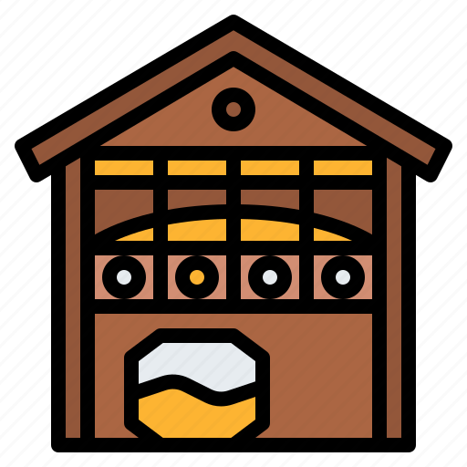 Beehive, box, jar, beekeeping, apiary, honey icon - Download on Iconfinder