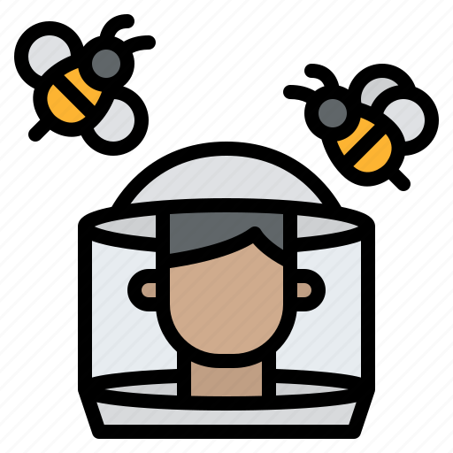 Beekeeper, man, bee, apiary, agriculture icon - Download on Iconfinder