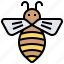 animal, apiary, bee, honey, insert 