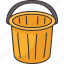 bucket, container, storage, beekeeping, equipment 