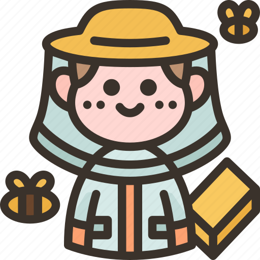 Beekeeper, apiarist, apiculture, farming, agriculture icon - Download on Iconfinder