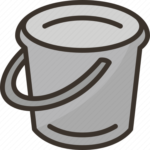 Bucket, container, storage, carry, handle icon - Download on Iconfinder