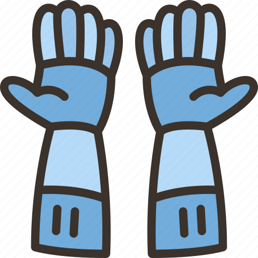 Gloves, hand, protective, beekeeper, apiarist icon - Download on Iconfinder