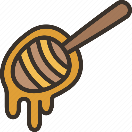Honey, dipper, syrup, sweet, food icon - Download on Iconfinder