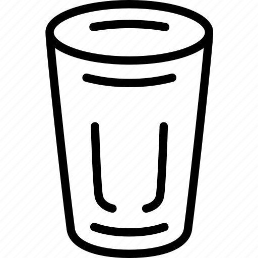 Glass, drink, water, container, household icon - Download on Iconfinder