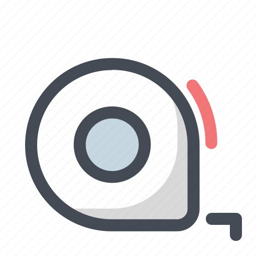 Building, construction, repair, measur, measuring tape, scale icon - Download on Iconfinder