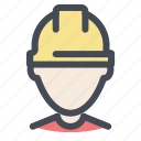 builder, building, construction, avatar, profile, worker