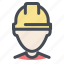 builder, building, construction, avatar, profile, worker 