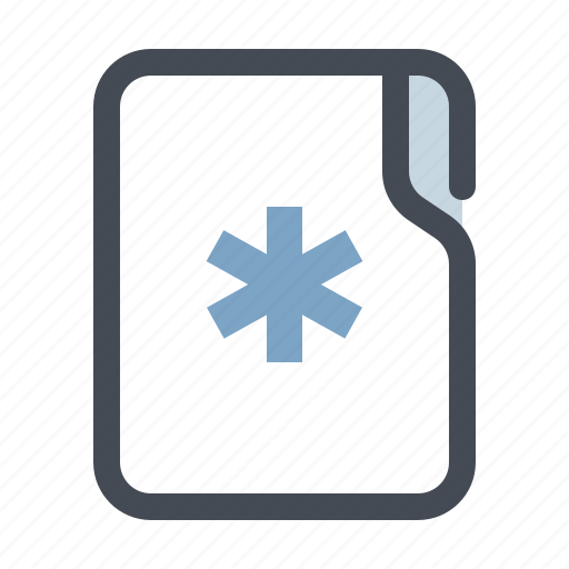 Clinic, documents, files, folder, medical card, medical history, prescription icon - Download on Iconfinder