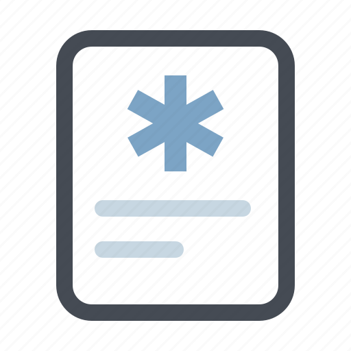 Hospital, patient, clinic, documents, files, letter, medical conclusion icon - Download on Iconfinder